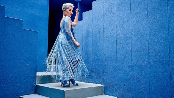 Trend colour light blue