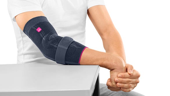 Explanation of the second step of  the elbow strenghtening exercise 